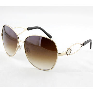 Fashion Elegant Metal High Quality Sunglasses for Women (14263)
